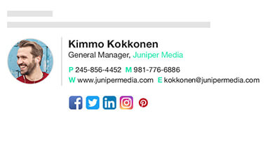 100 Email Signature Examples Free Email Signature Templates