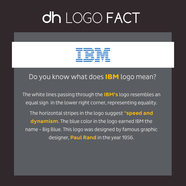 ibm logo fact