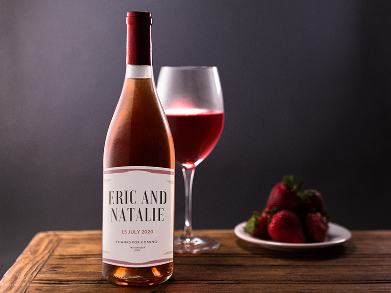 Wine Label Template Free Download Printable Bottle Labels Design Online