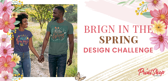 Let the world know you are up for Bring In The Spring Design Challenge