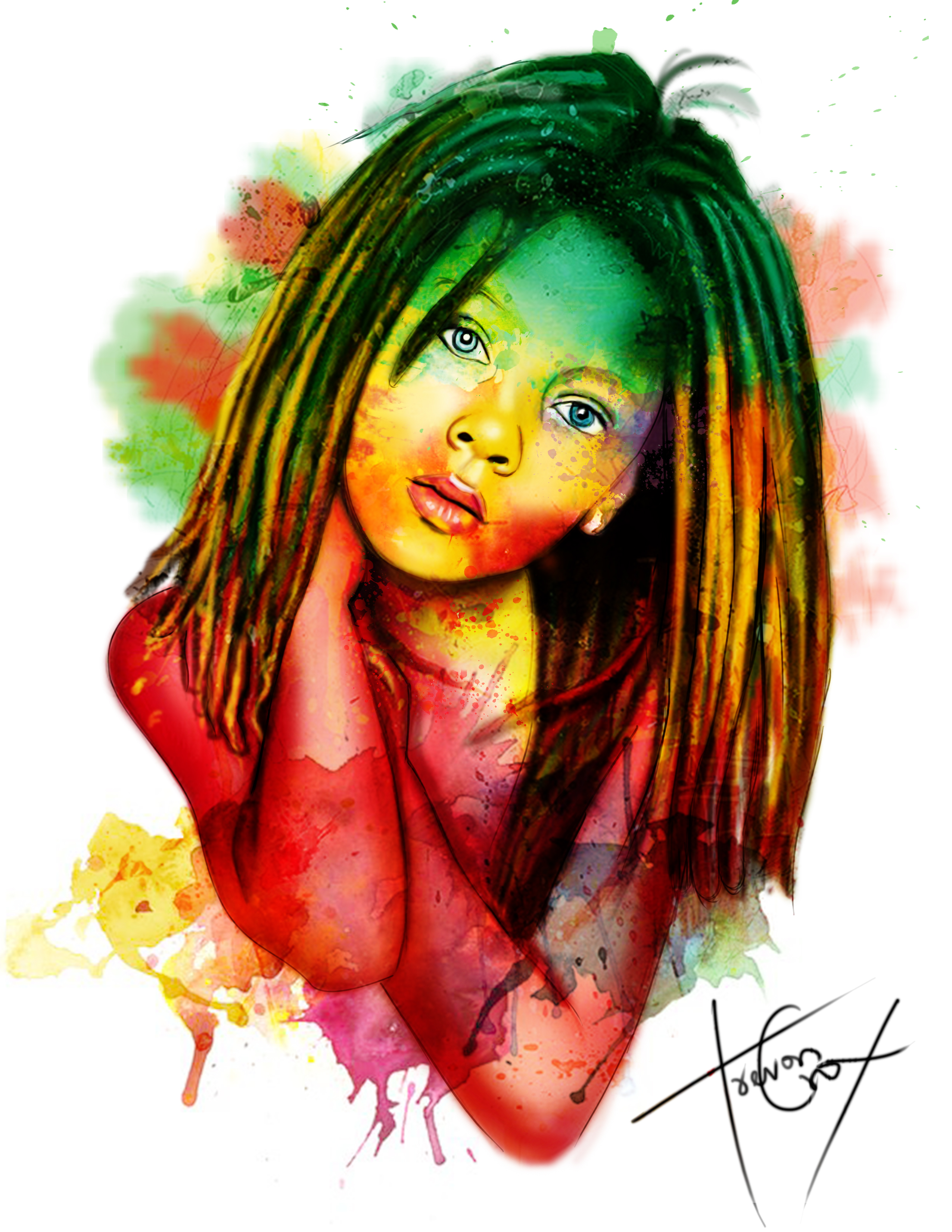 COLORS OF THE WIND by Trevon Crox Okafor COLORS OF THE WIND in Digital Painting Inspiration by Trevon Crox Okafor