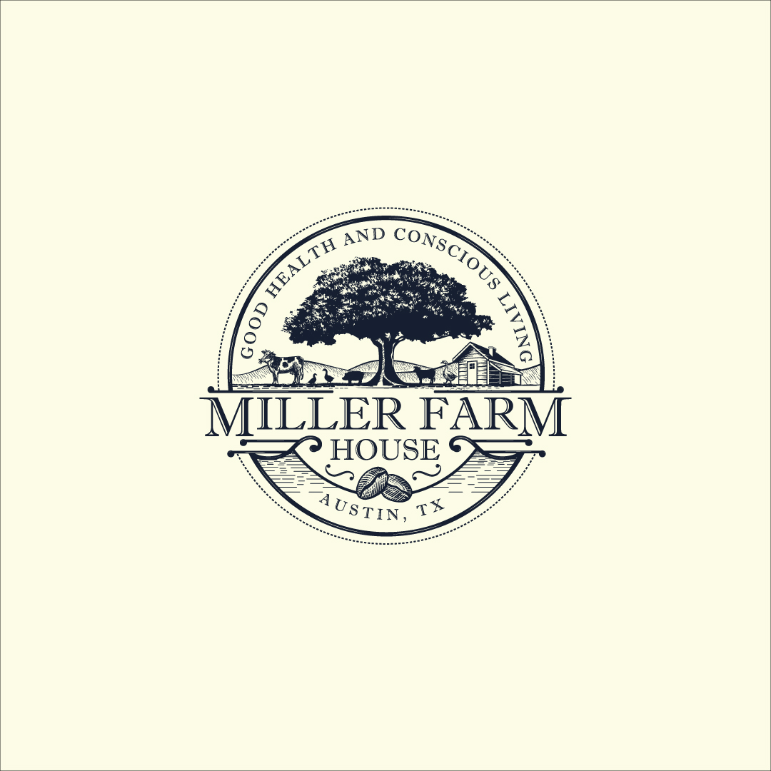 Farmhouse Vintage Logo Design by Kasunr Farmhouse Vintage Logo Design in Logo Design Inspiration by Kasunr