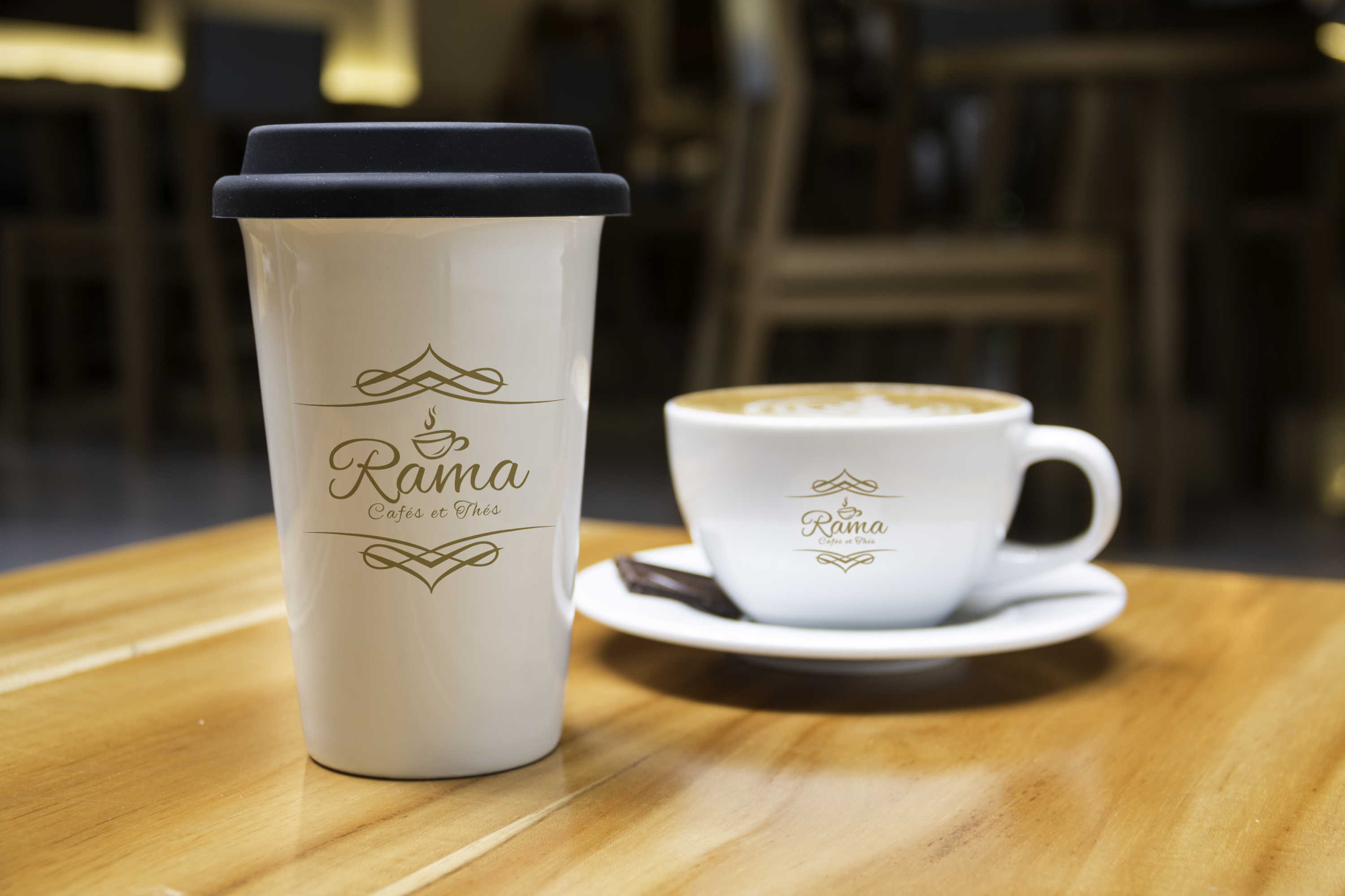 Cafe Logo by Thunder98 Cafe Logo in Logo & Brand Identity Inspiration by Thunder98