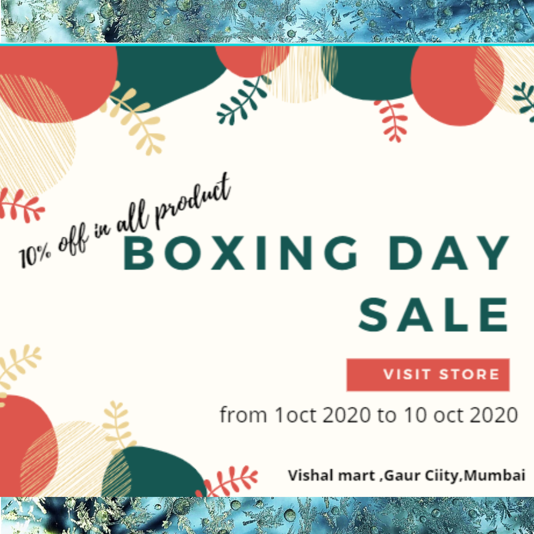 boxing day by Nistha Jain boxing day in Instagram Post Design Inspiration by Nistha Jain