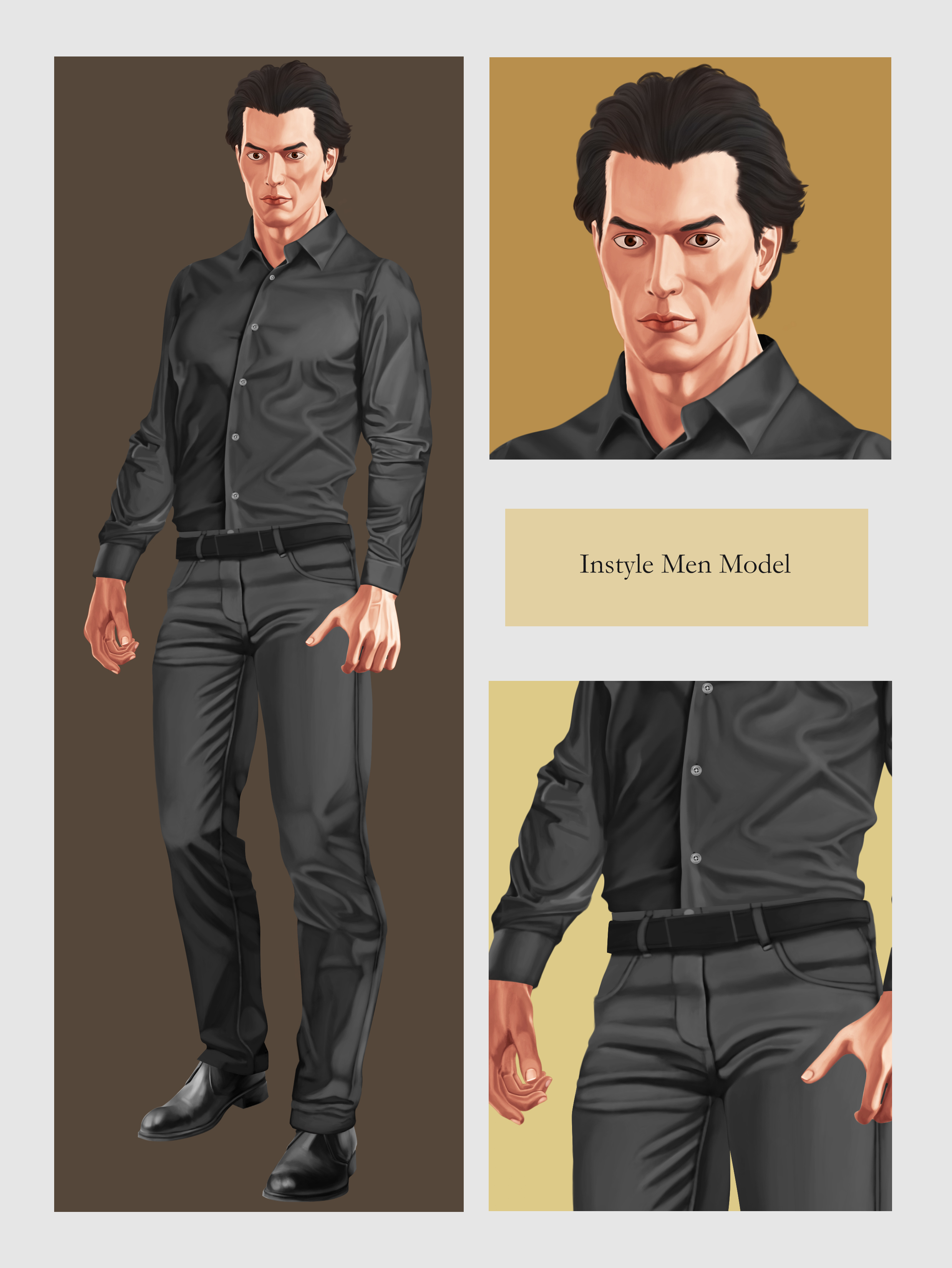 Instyle Model 2 in Illustration and Graphics Inspiration by Cherrilynazucena