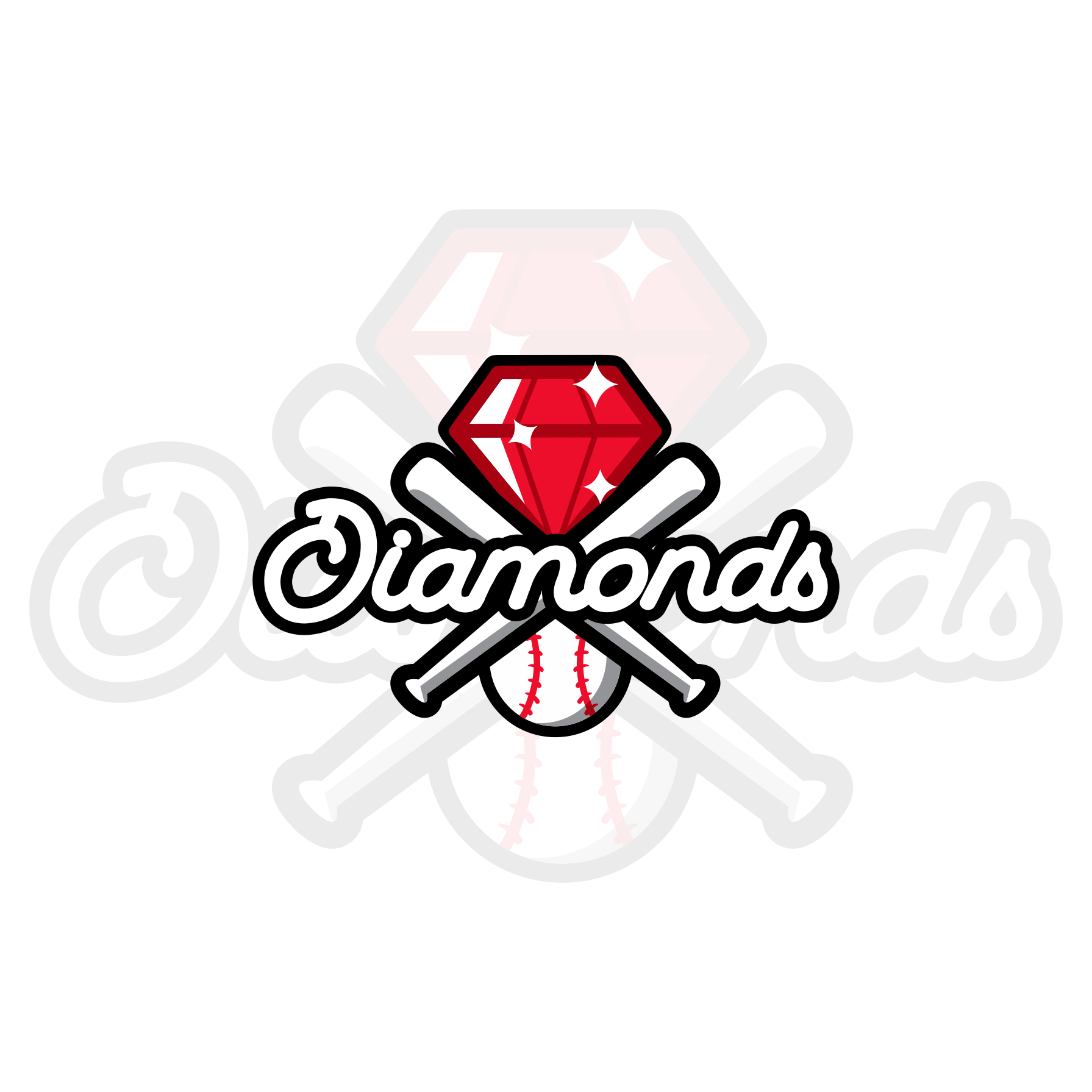 diamonds baseball by Yahya.fsun diamonds baseball in Logo & Brand Identity Inspiration by Yahya.fsun