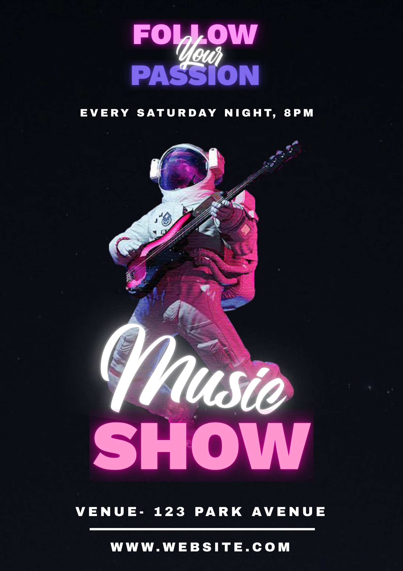 Music Show by Swachcha Siddique Music Show in Poster Design Inspiration by Swachcha Siddique