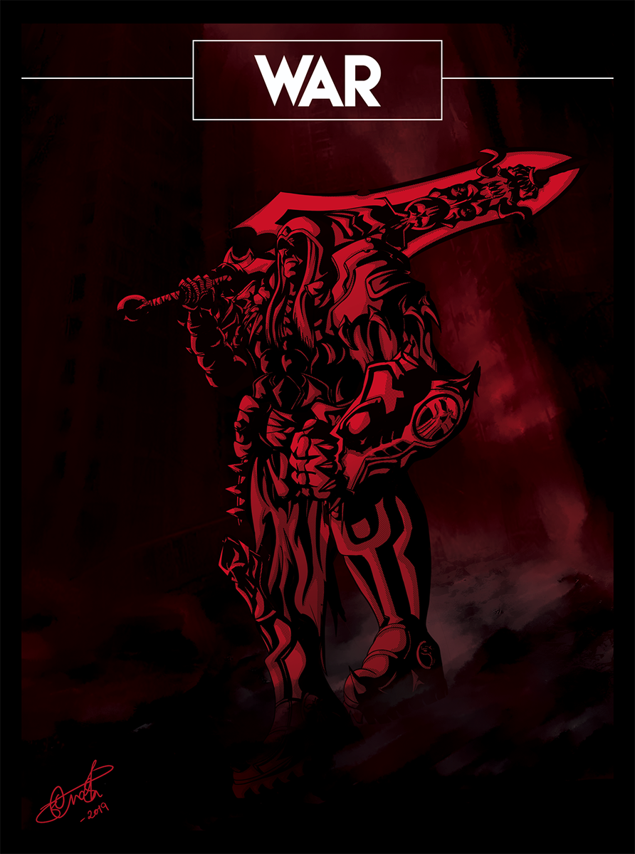 Darksiders - War by Avinash Nongrum Darksiders - War in Illustration and Graphics Inspiration by Avinash Nongrum