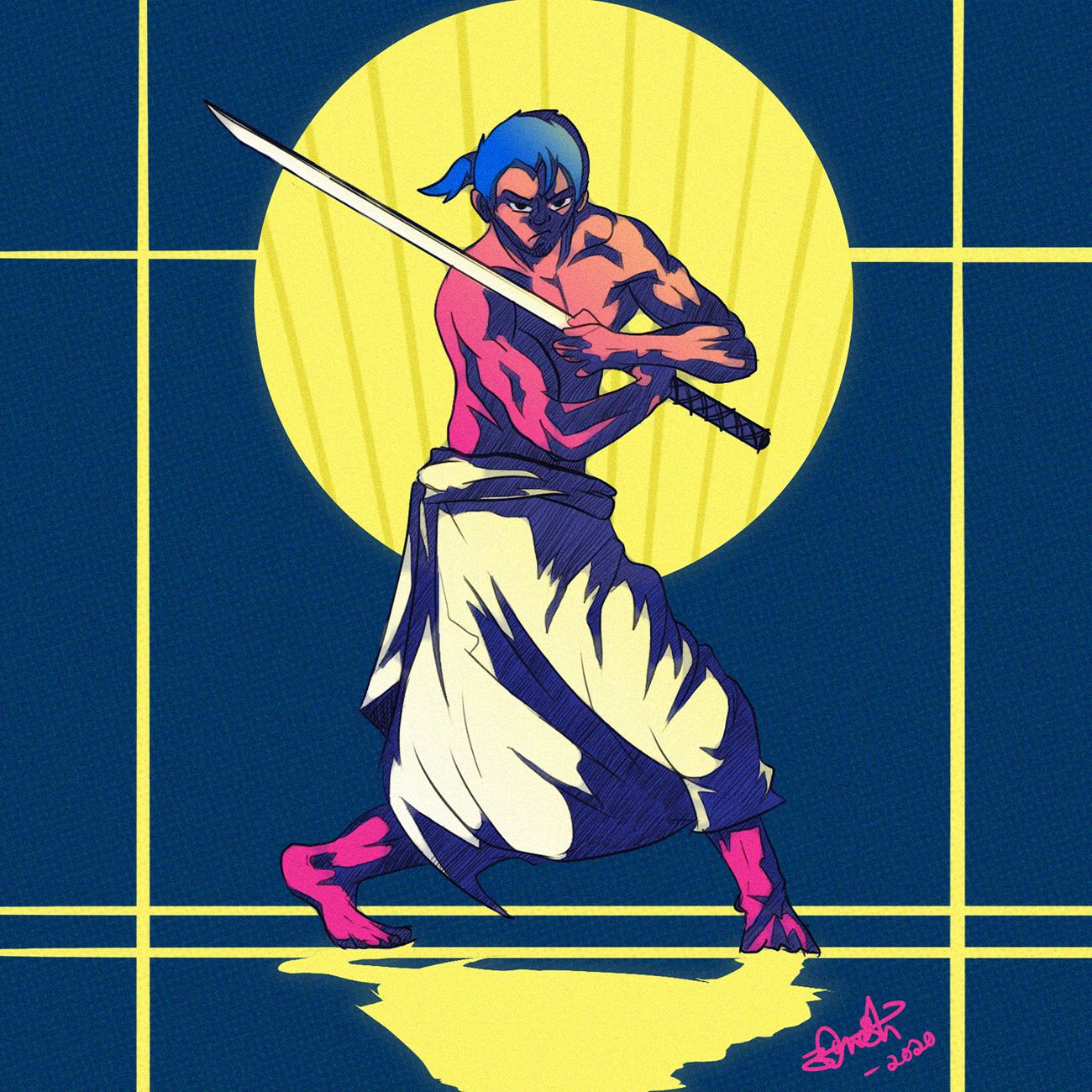 Eastern Swordsman by Avinash Nongrum Eastern Swordsman in Illustration and Graphics Inspiration by Avinash Nongrum