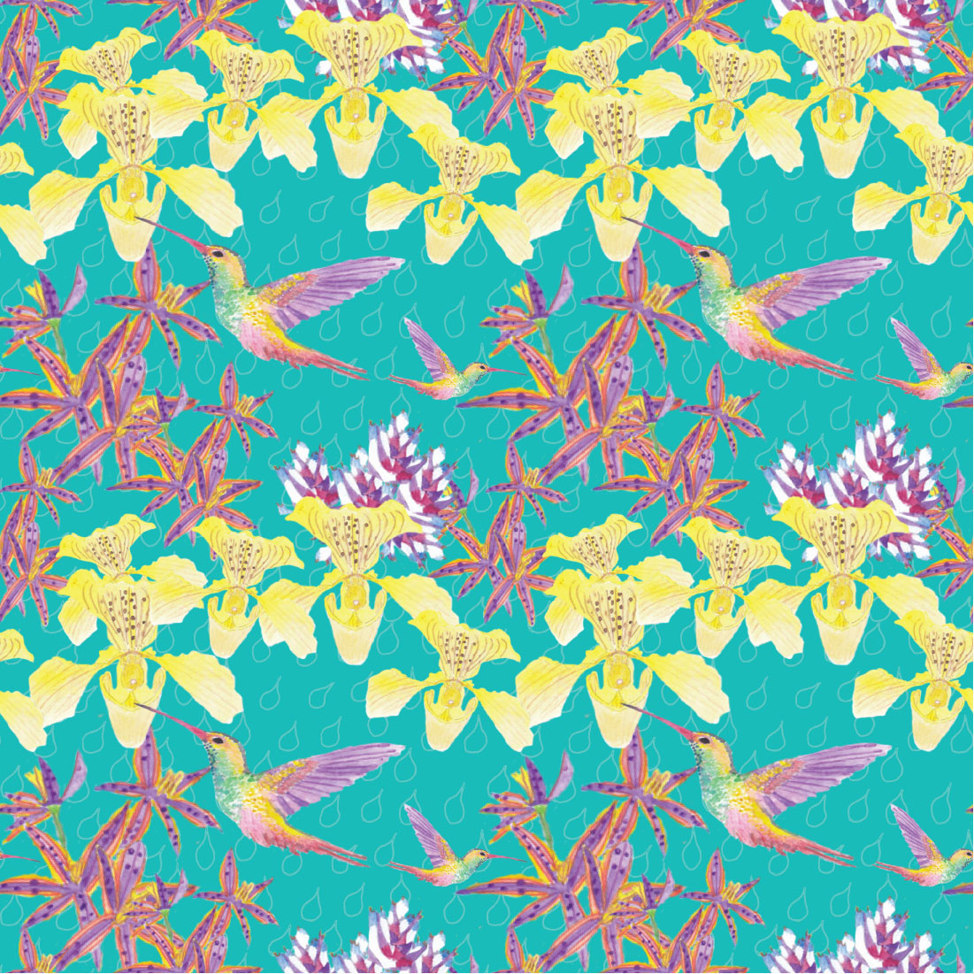 Paradise bird in Pattern & Surface Design Inspiration by Ruth Goodwin