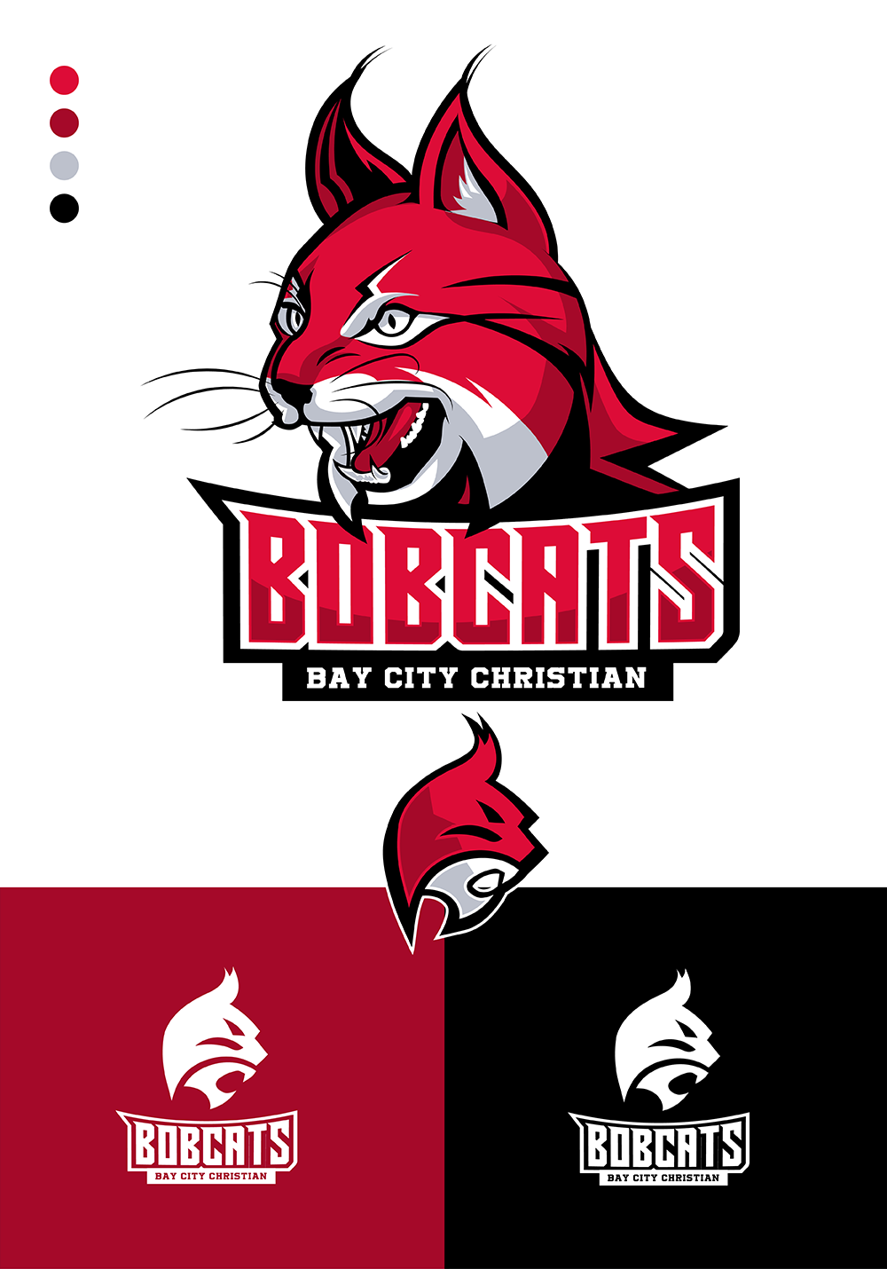 Bobcats 2 in Character & Mascot design Inspiration by Diandra
