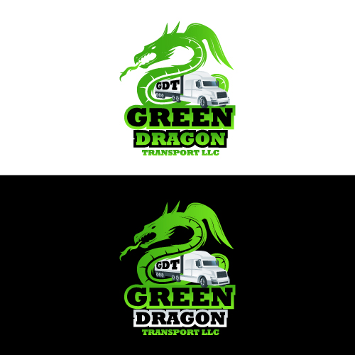 Green dragon transport by Activedesign Green dragon transport in Logo & Brand Identity Inspiration by Activedesign