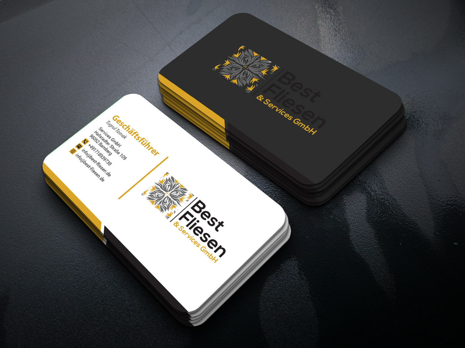 Business Card design of my own design . in Business Card Design Inspiration by Sakhinatun456