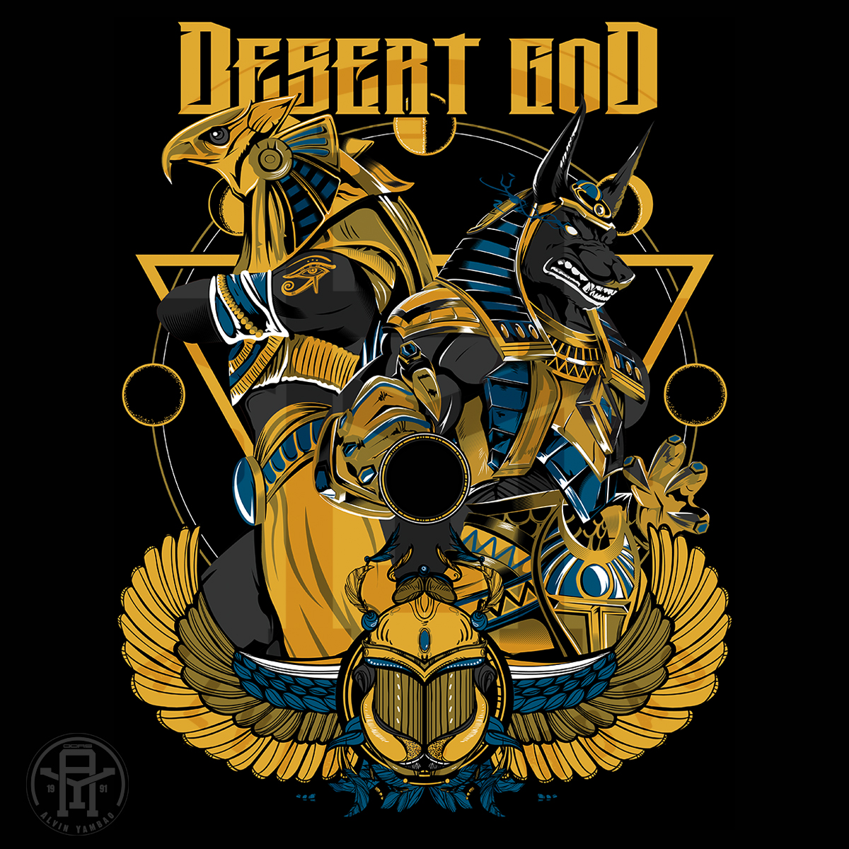 the DESERT GOD by Alvin Yambao the DESERT GOD in Illustration and Graphics Inspiration by Alvin Yambao