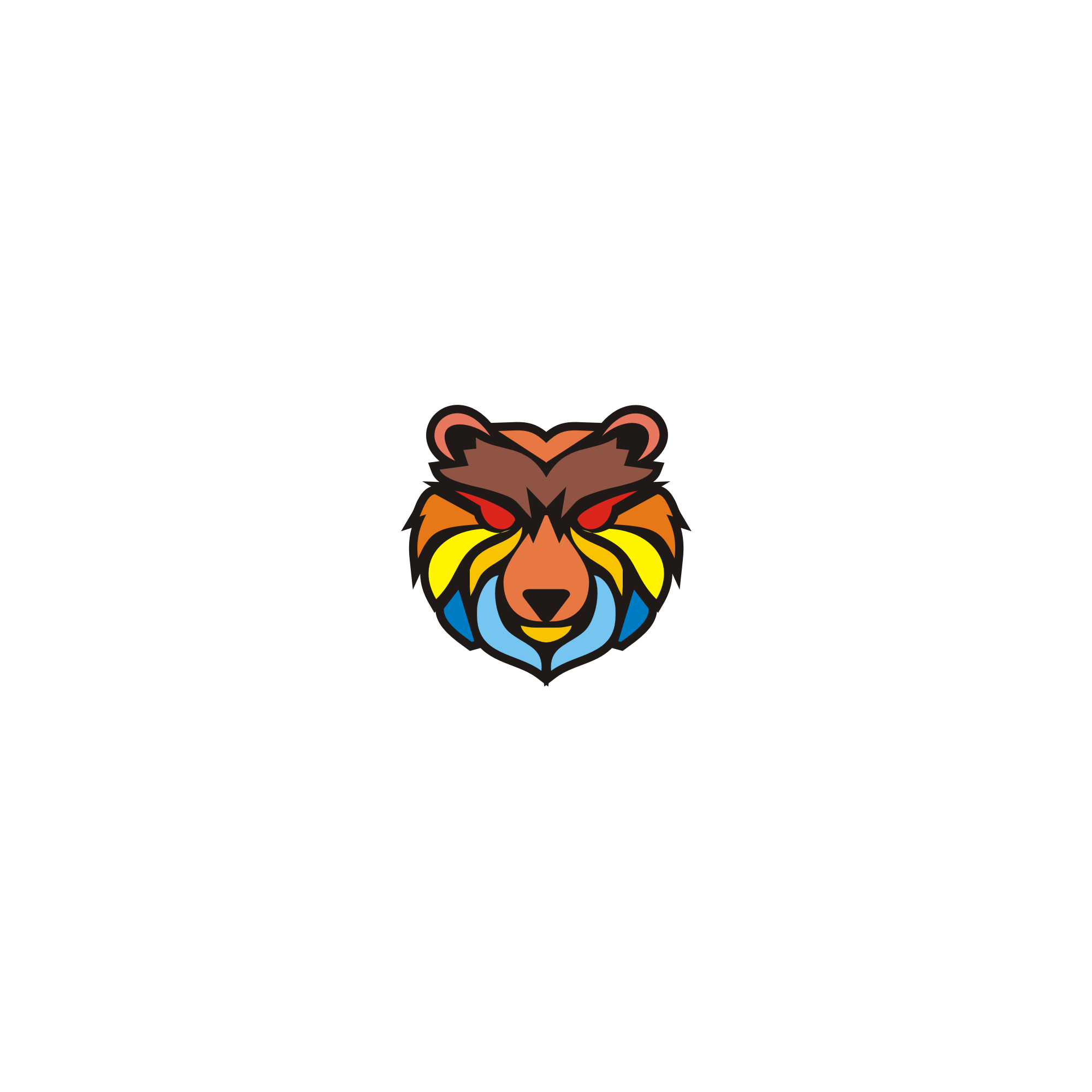Lion geometric by Lanc_art Lion geometric in Logo Design Inspiration by Lanc_art
