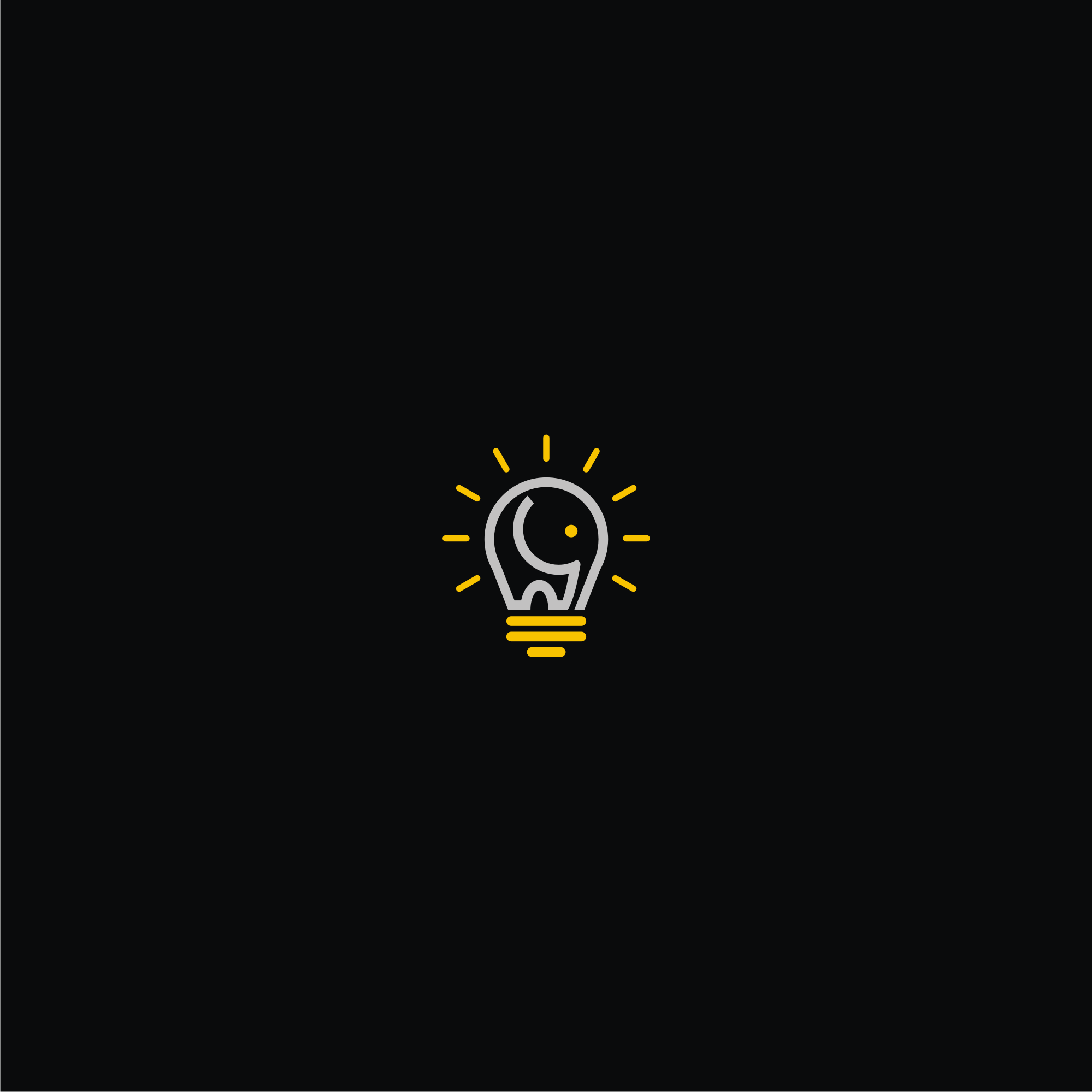 Smart elephant in Logo Design Inspiration by Lanc_art