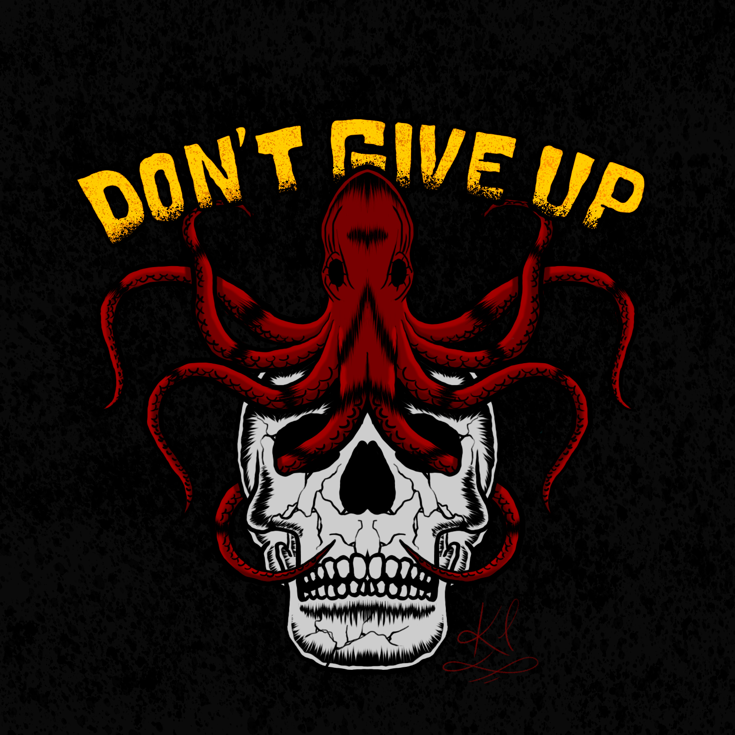 Skull Octo in T-Shirt Design Inspiration by Anggermuhammad