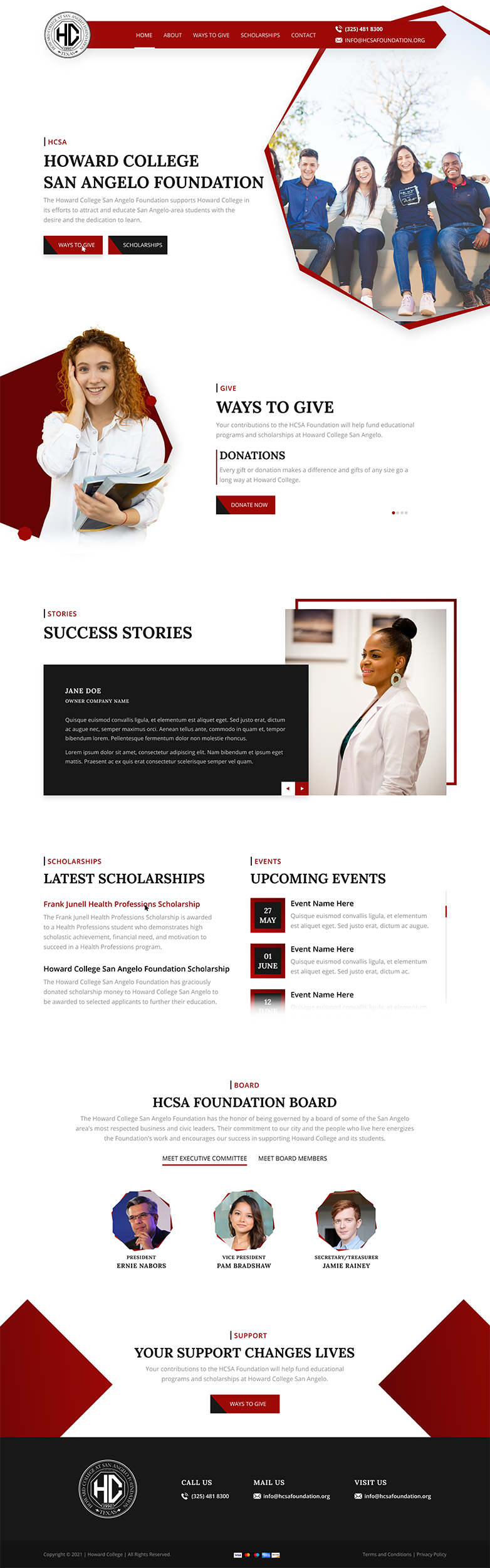 College by Ubaid College in Landing page design Inspiration by Ubaid