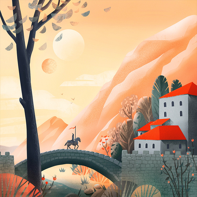 Wandering Knight by Anna Kuptsova Wandering Knight in Illustration and Graphics Inspiration by Anna Kuptsova