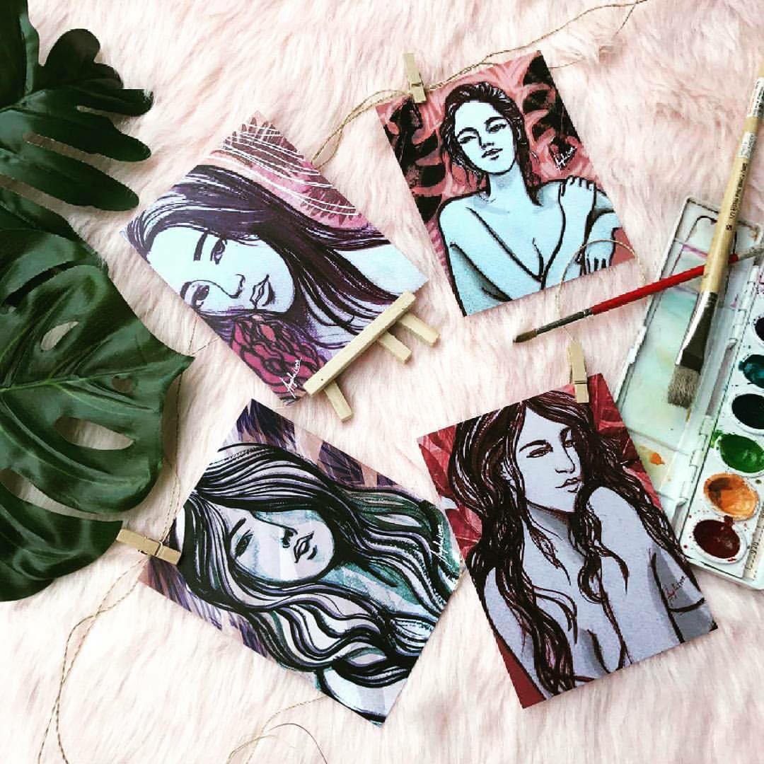 Illustrated Cards by Angelaluna12 Illustrated Cards in Illustration and Graphics Inspiration by Angelaluna12