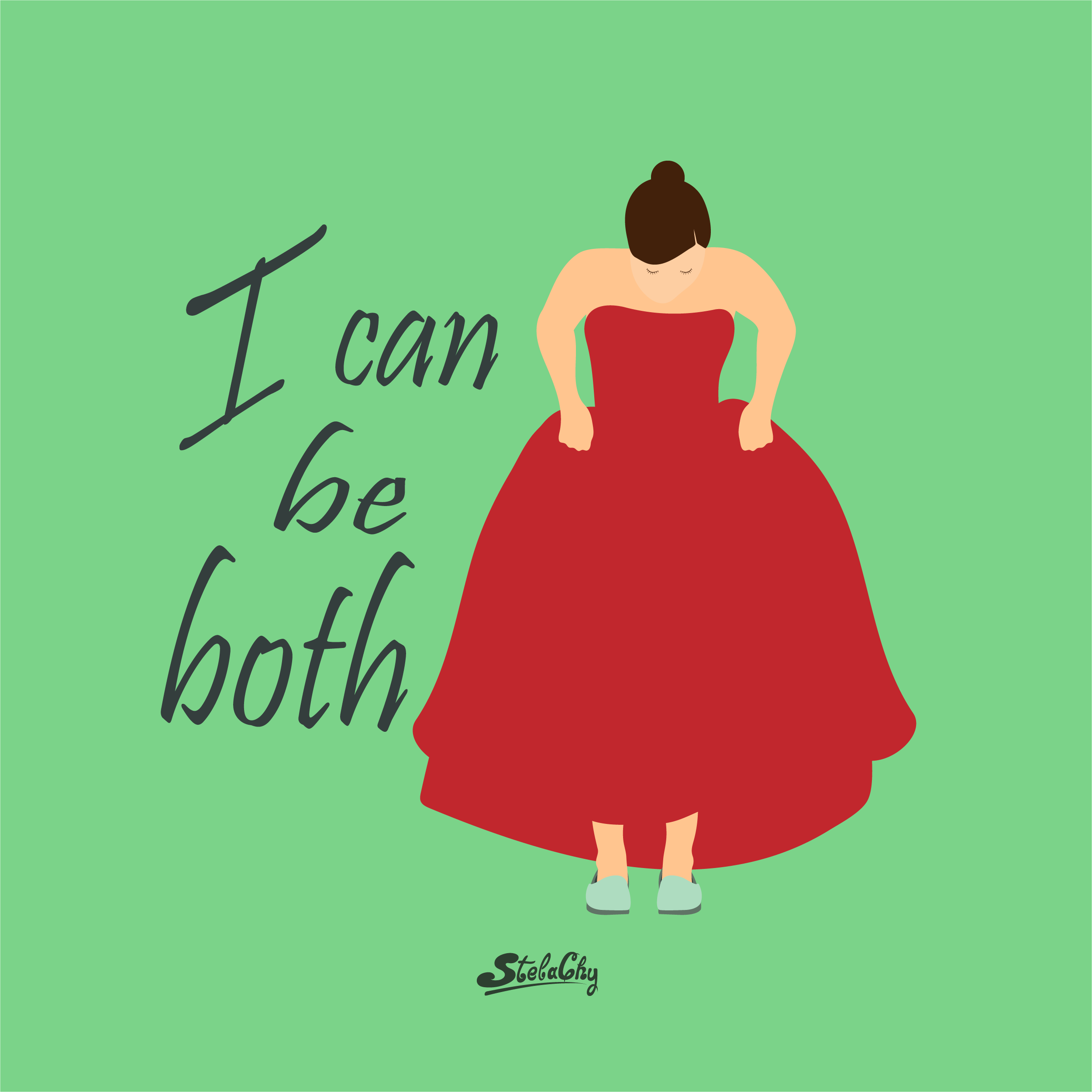 I can Be Both by Sulynn Chen I can Be Both in Digital Art Inspiration by Sulynn Chen