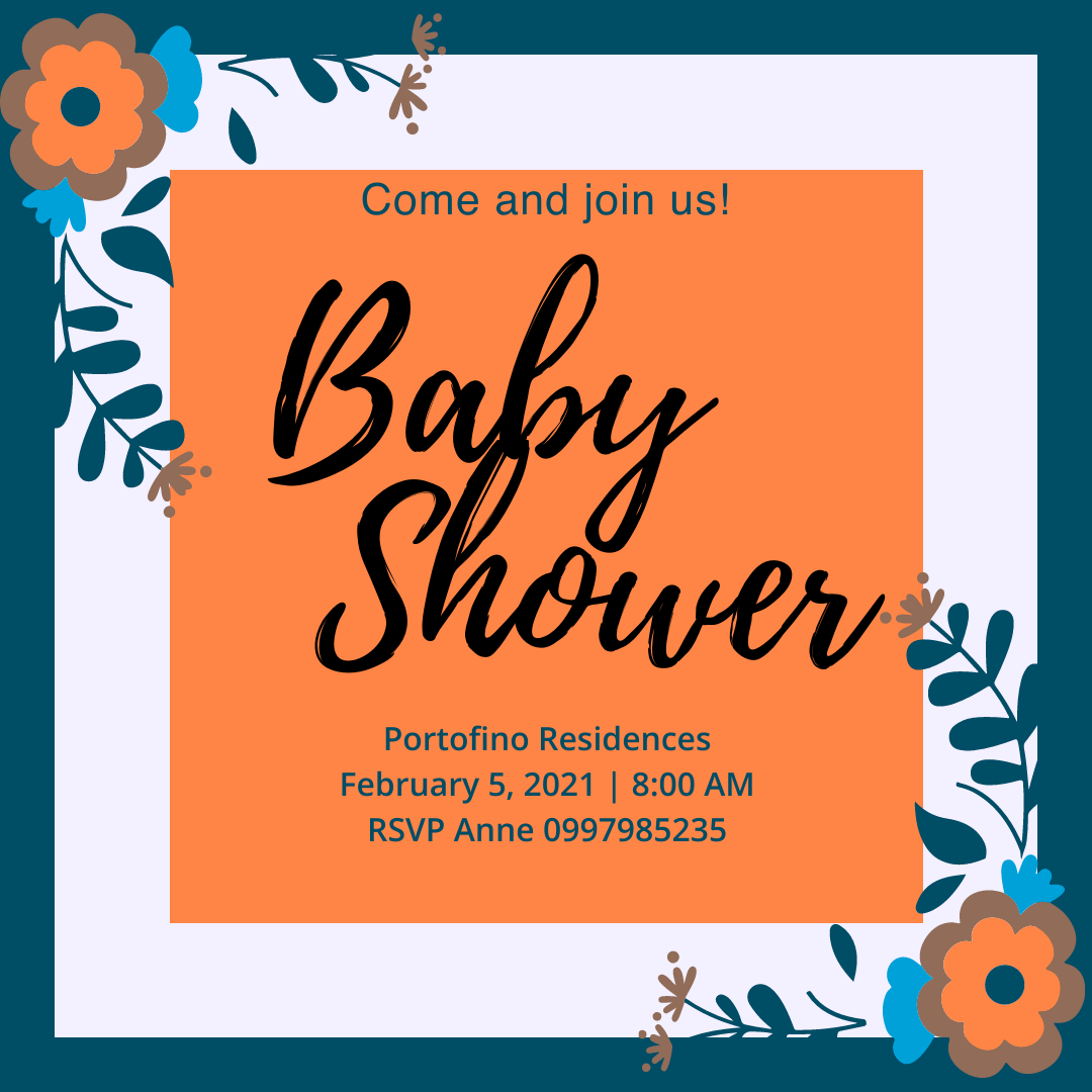 Baby Shower by Regaele Olarte Baby Shower in Card Design or Invitation Design Inspiration by Regaele Olarte