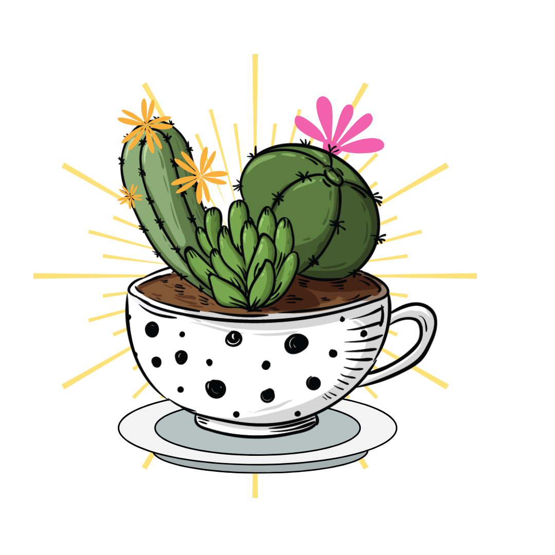 Summer Cactus by Gaele Summer Cactus in Digital Art Inspiration by Gaele
