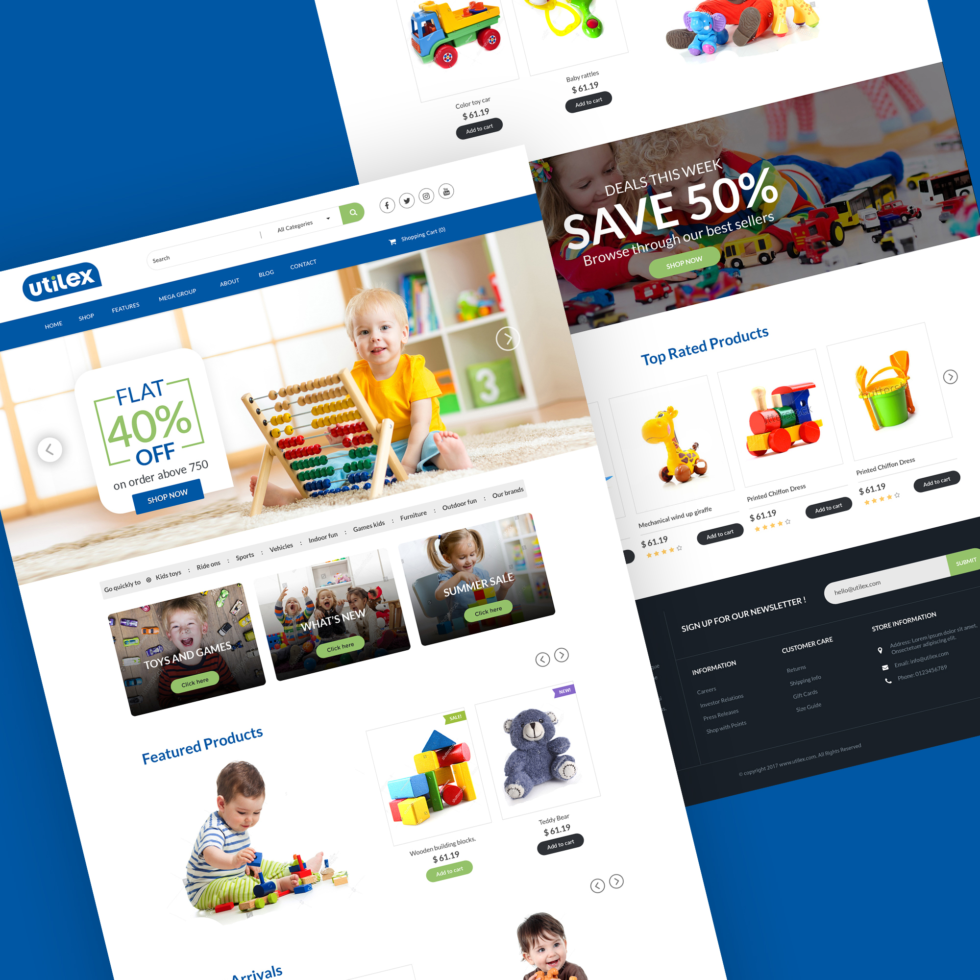 online kids fashion website in Website Design Inspiration by Bhupi