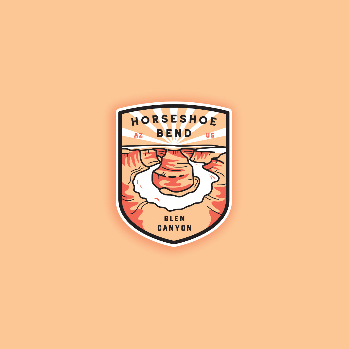 horseshoebend in Logo & Brand Identity Inspiration by Bhupi