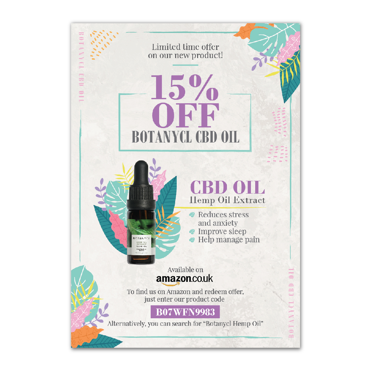 Hemp Oil Poster by Nimfreeda Hemp Oil Poster in Poster Design Inspiration by Nimfreeda