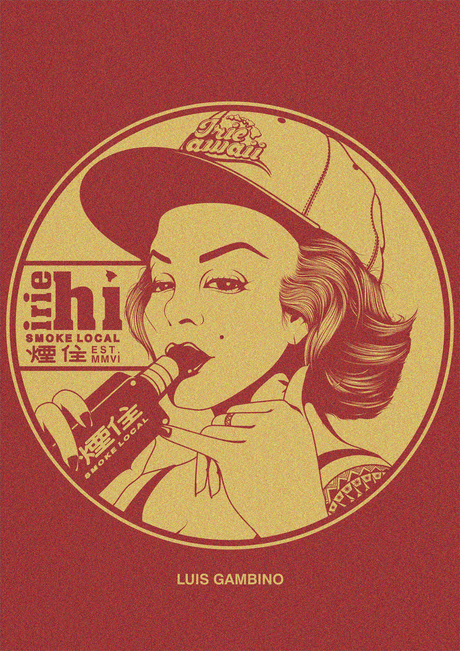 Marilyn Monroe in Illustration and Graphics Inspiration by Luis Gambino