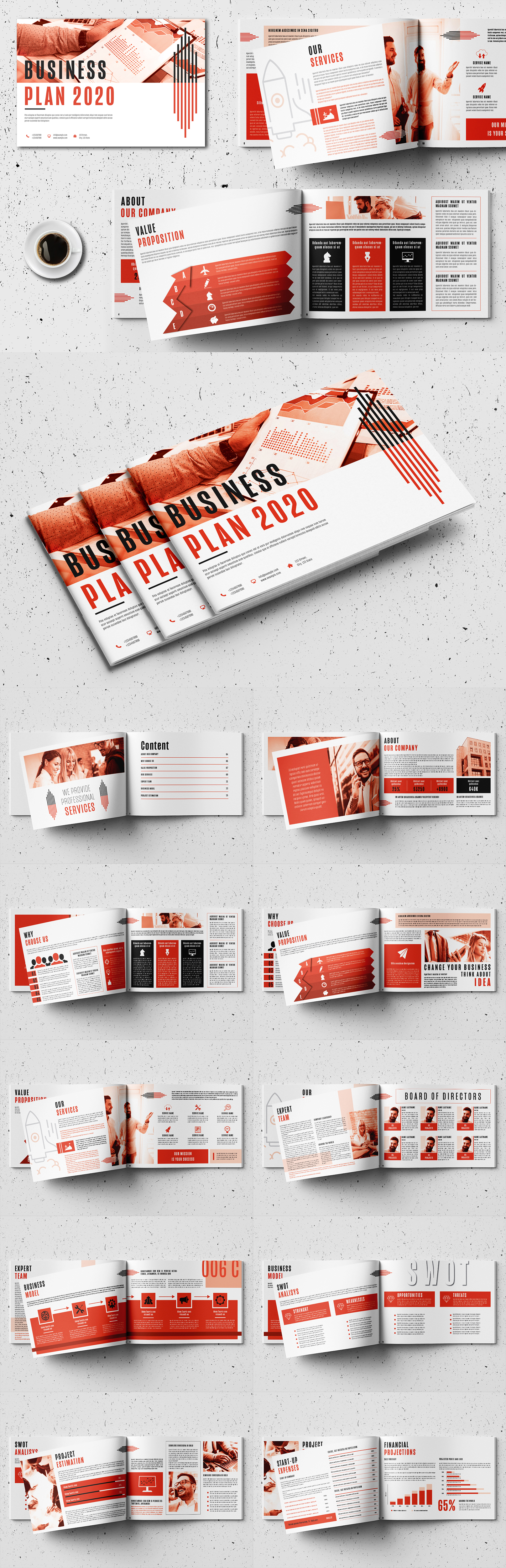Business Plan Layout By Grkicreative 221262 - Designhill