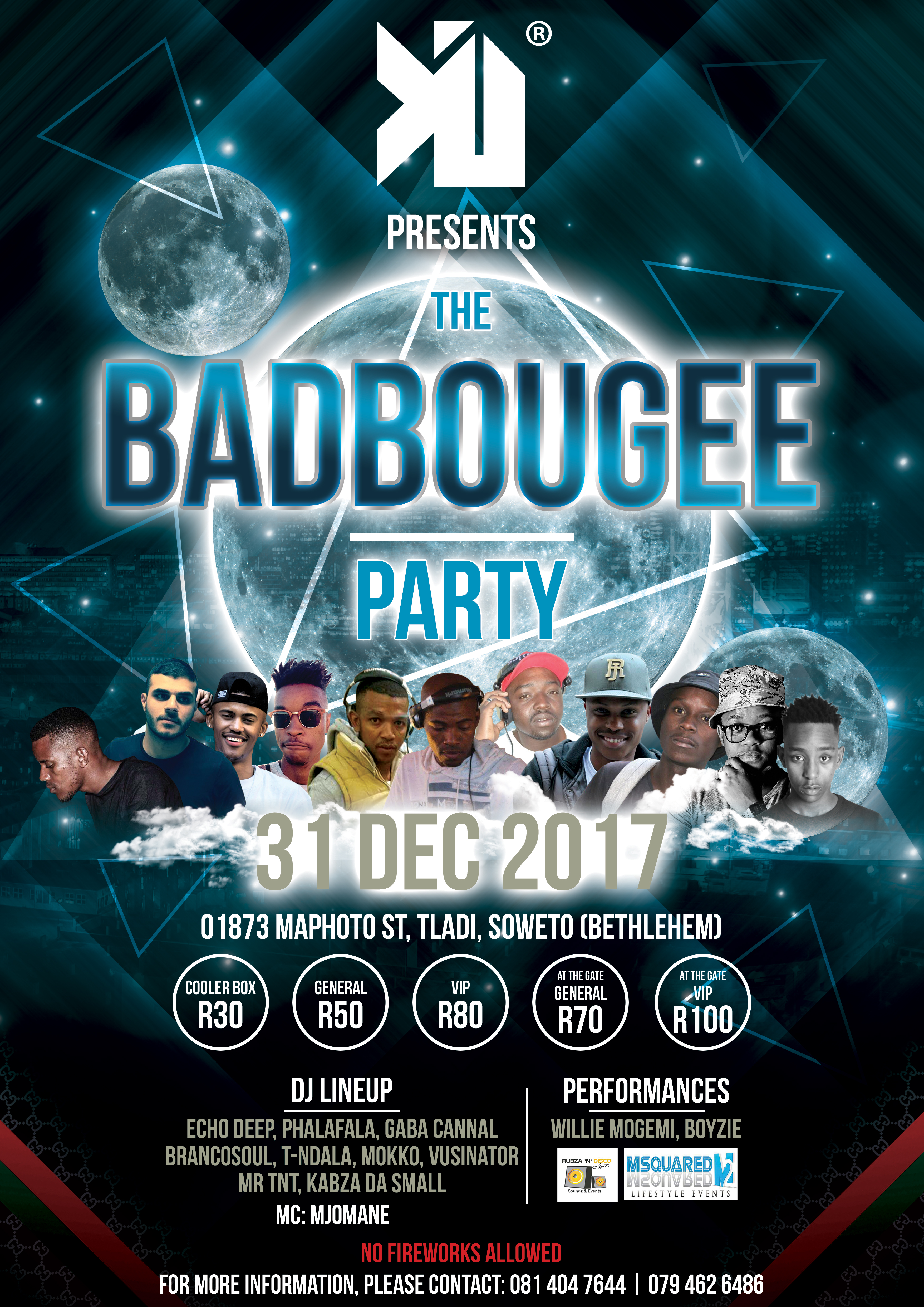 The BadBougee Party Poster in Poster Design Inspiration by Dgtaldesign
