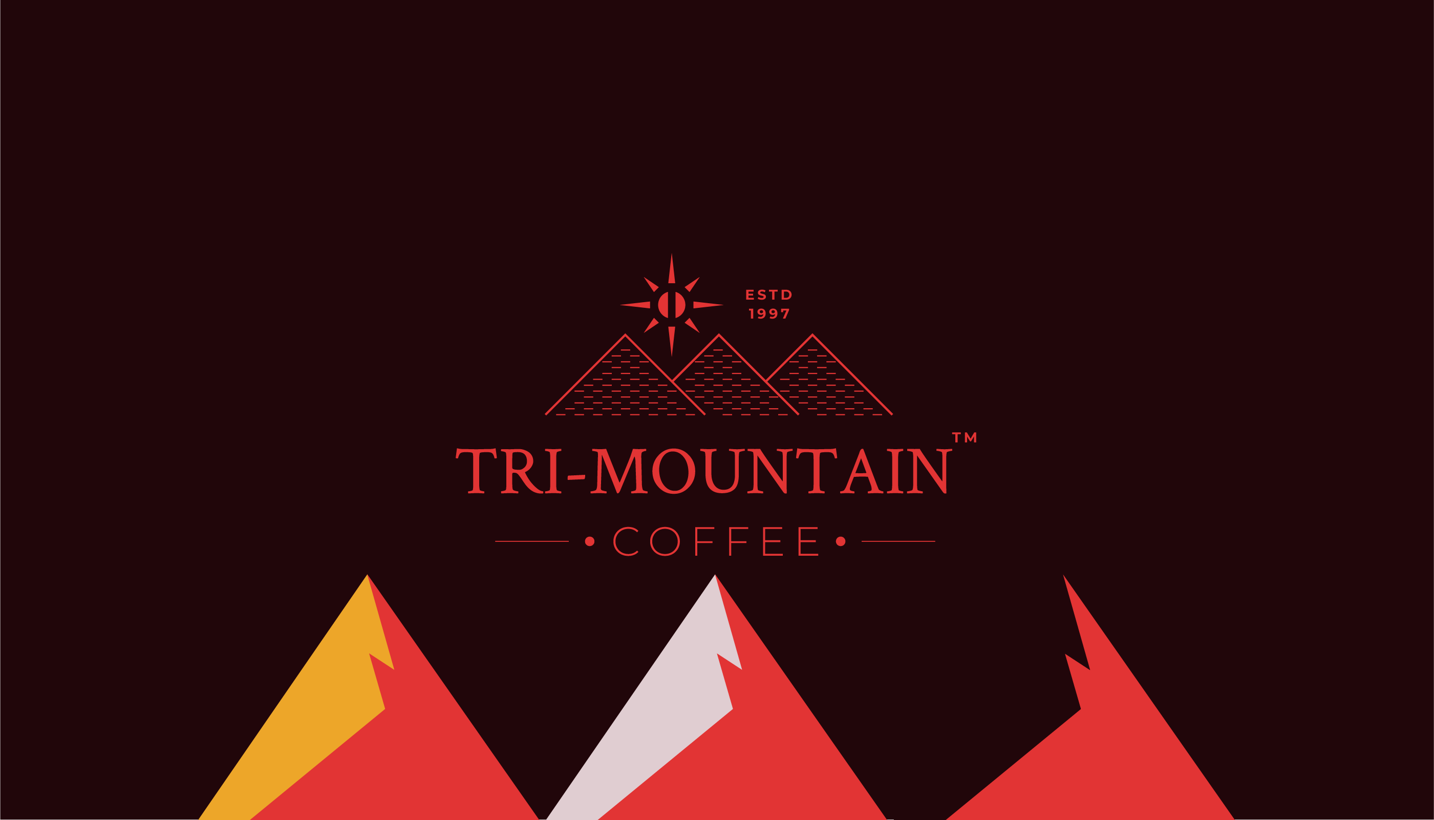 Tri-Mountain coffee in Logo Design Inspiration by Dancingpen