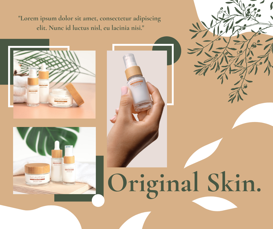 skincare shop by Casual Penguin skincare shop in Facebook Post Design Inspiration by Casual Penguin
