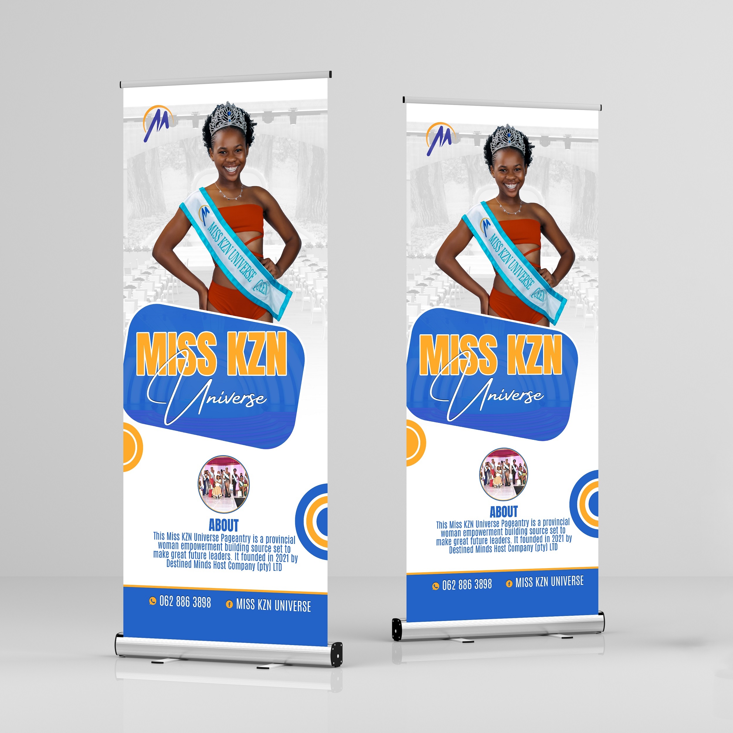 Minimal Roll-Up Banner Design Template by Warten Weg Minimal Roll-Up Banner Design Template in Banner ad Design Inspiration by Warten Weg