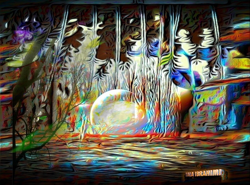 landscape , wall art , digital ,painting ,office , home in Visual Art Inspiration by Tala Ibrahimi