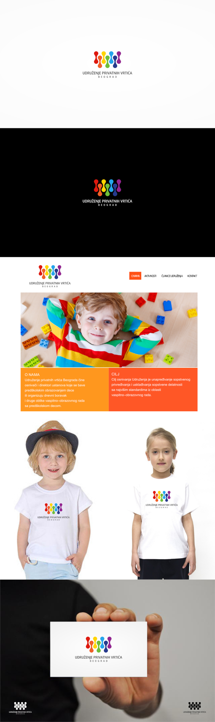 UDRUZENJE PRIVATNIH VRTICA in Logo Design Inspiration by Teo Design