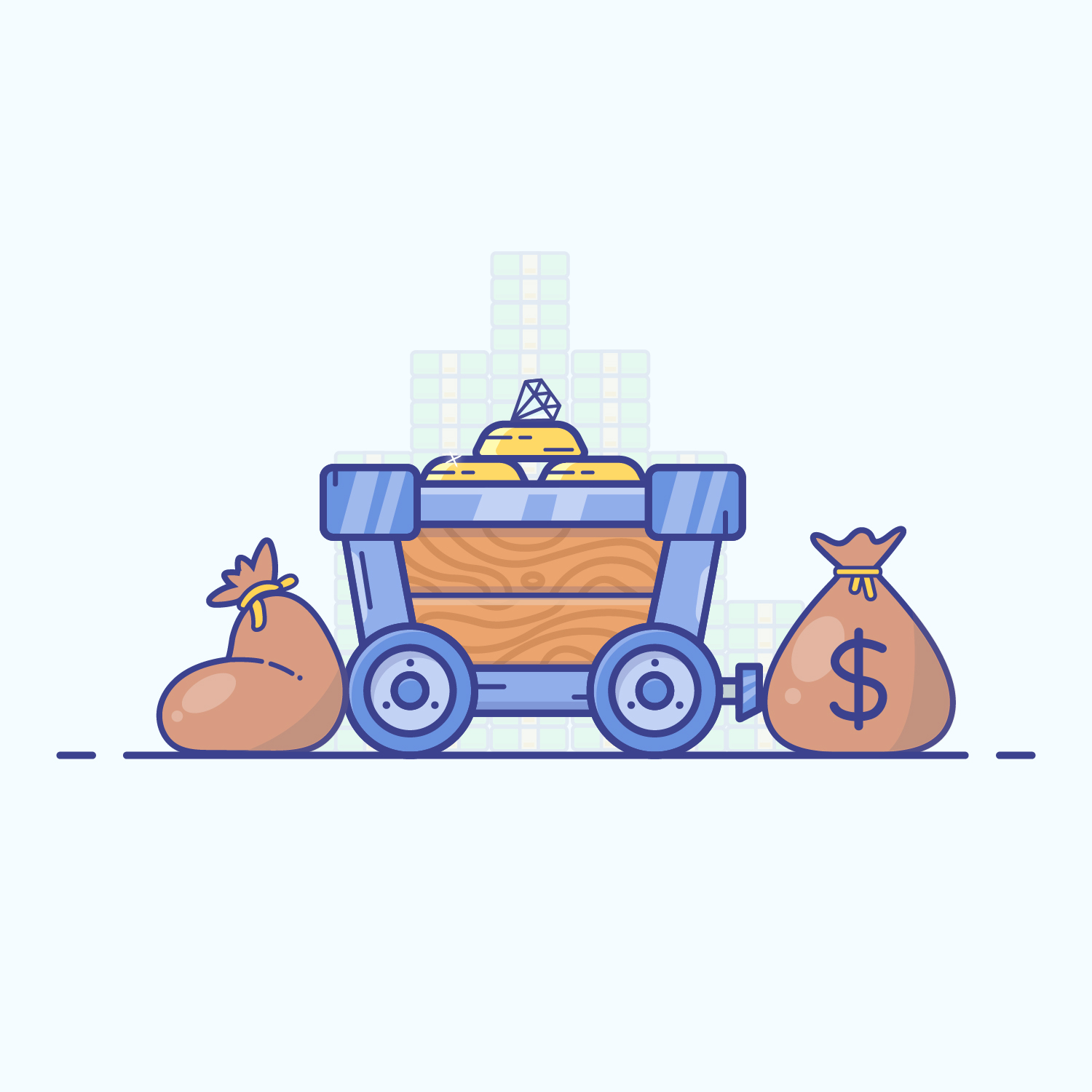 money cart by Ahmed Hamdy money cart in Digital Art Inspiration by Ahmed Hamdy