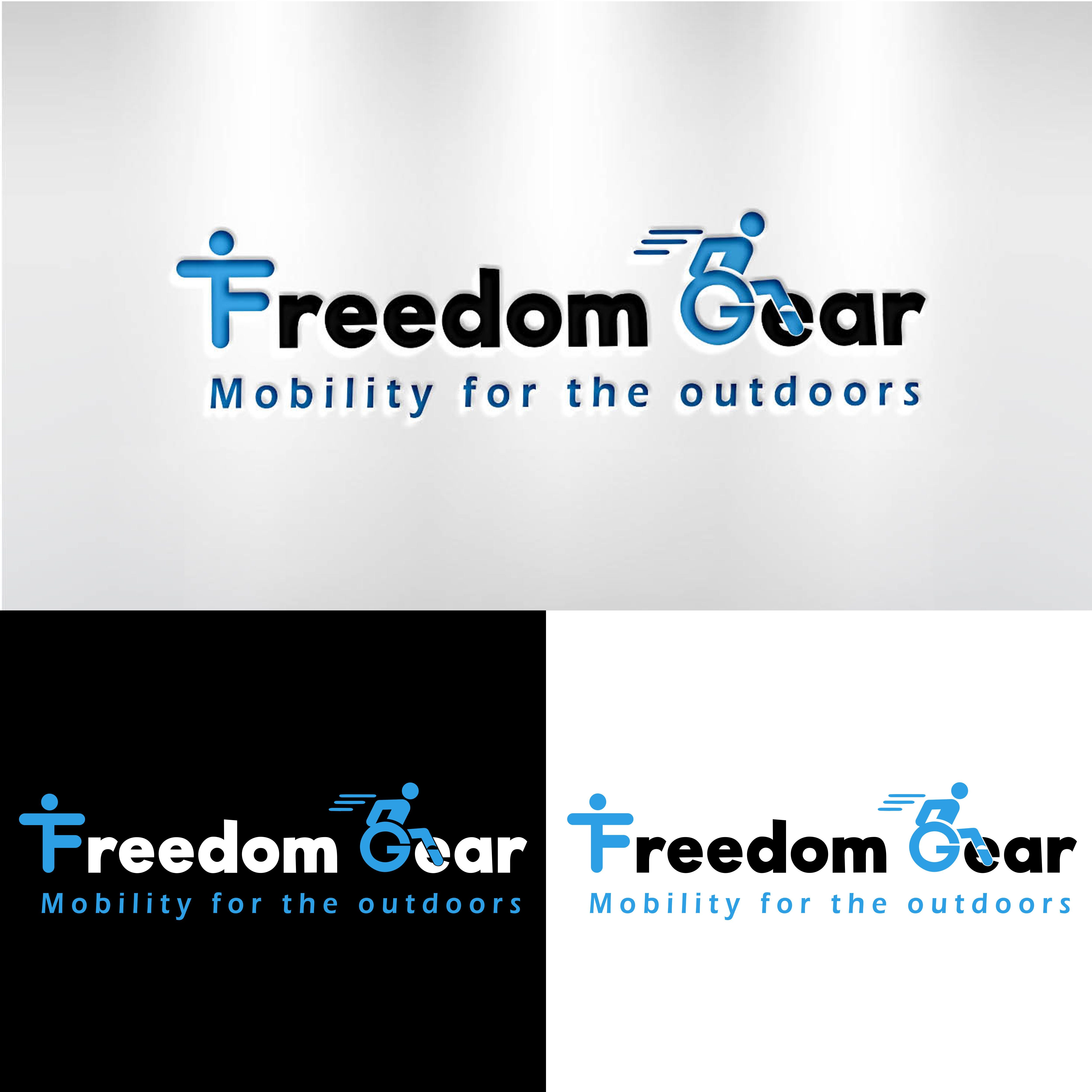 Freedom Gear in Logo Design Inspiration by Ghada Megahed