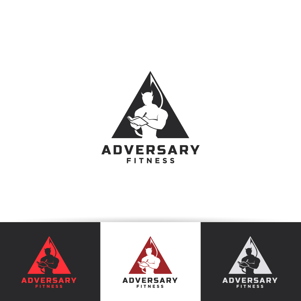 Adversary Fitness logo by Falconstar Adversary Fitness logo in Logo & Brand Identity Inspiration by Falconstar