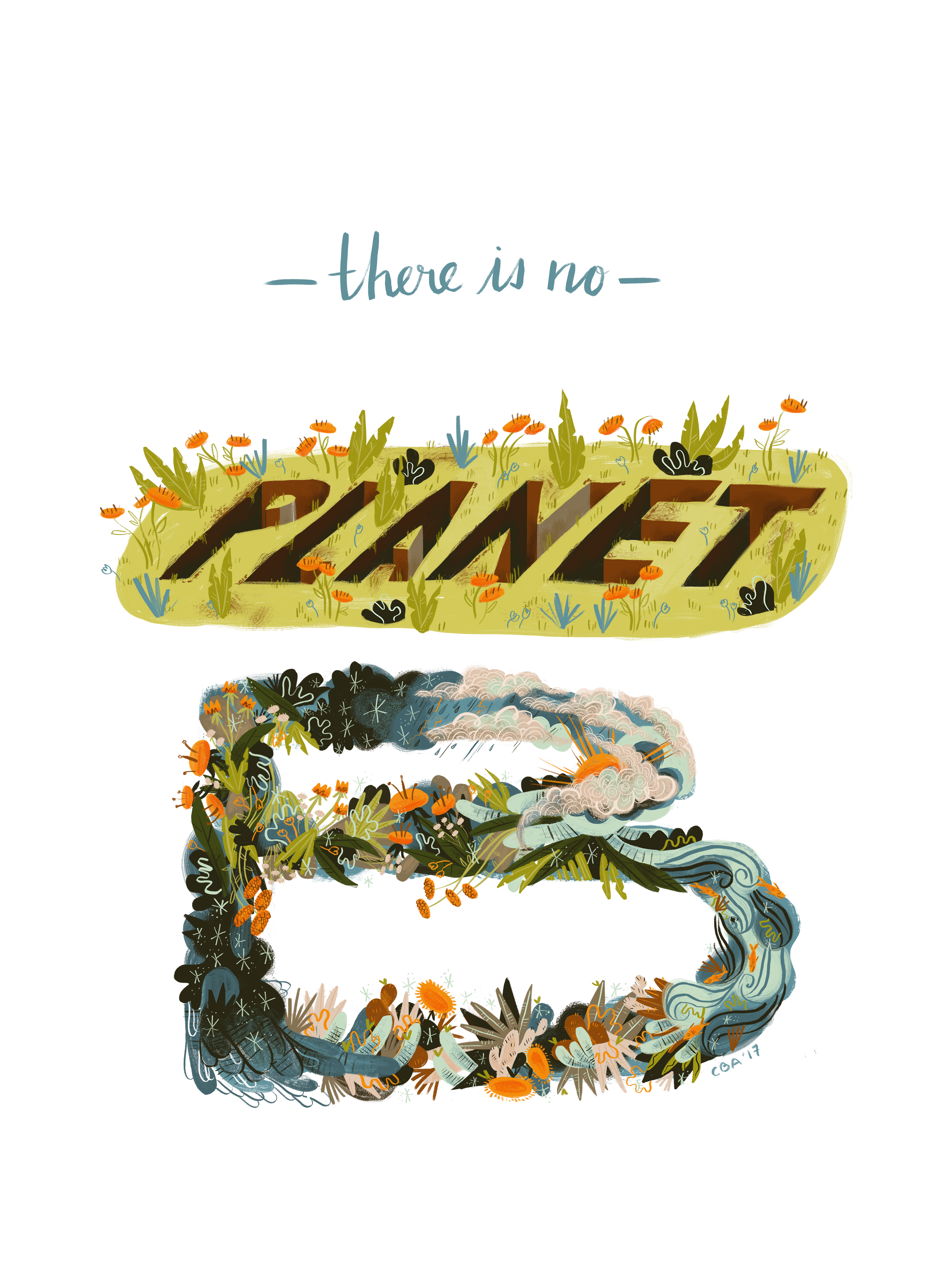 There is No Planet B by Caitlin B. Alexander There is No Planet B in Digital Painting Inspiration by Caitlin B. Alexander