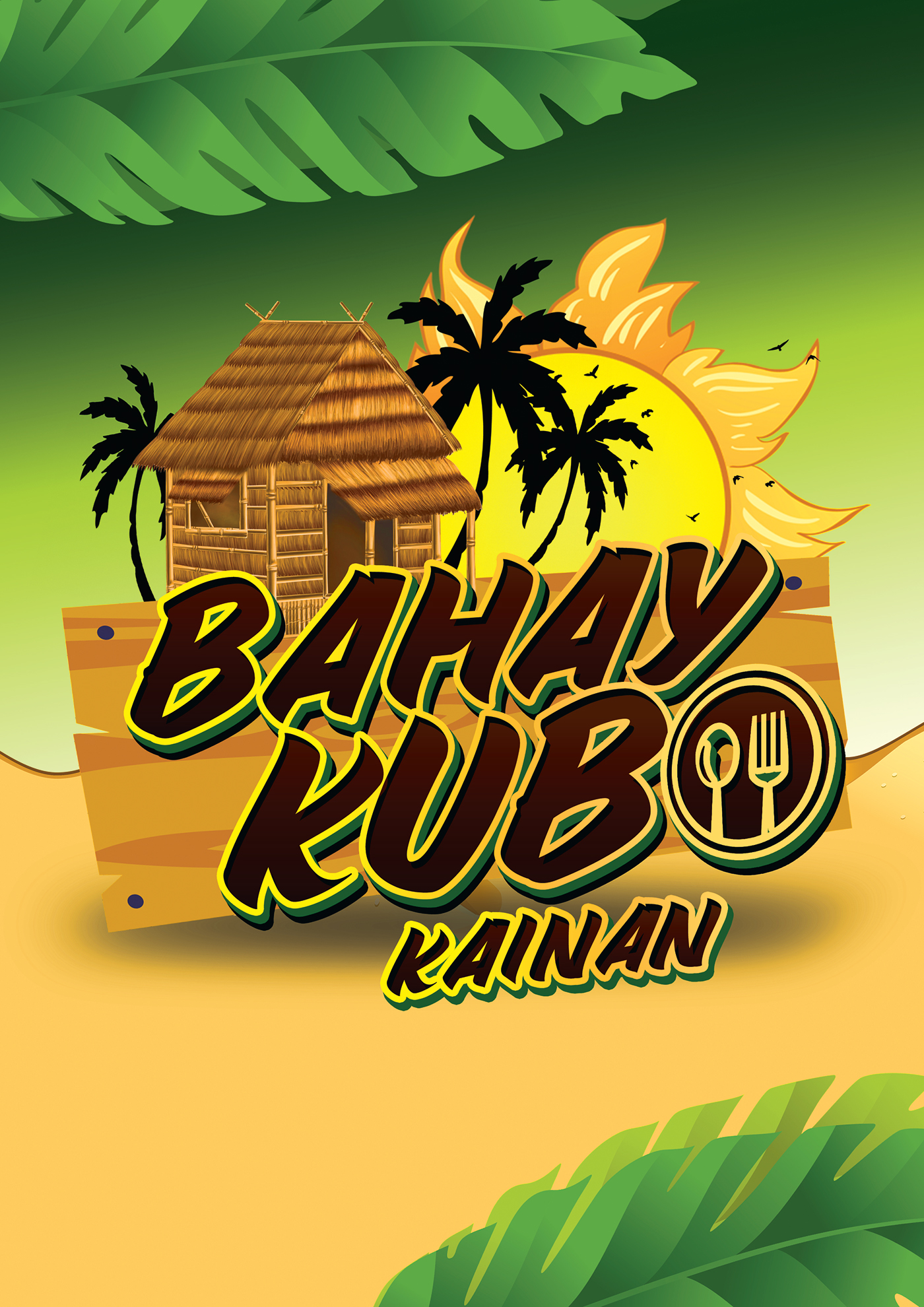 Bahay Kubo Kainan Logo by Charizmundo Bahay Kubo Kainan Logo in Logo Design Inspiration by Charizmundo