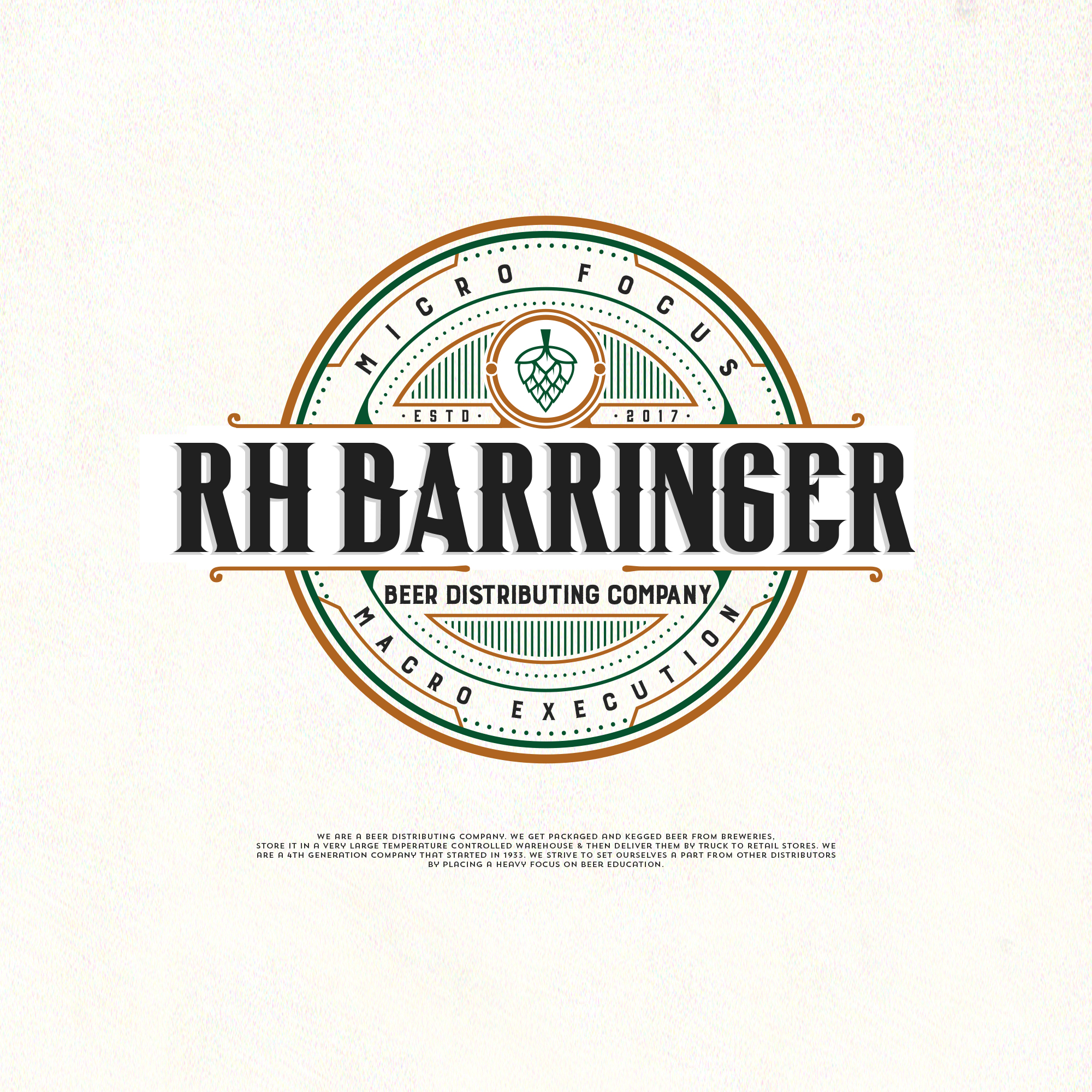 RH Barringer in Logo & Brand Identity Inspiration by Eloquence