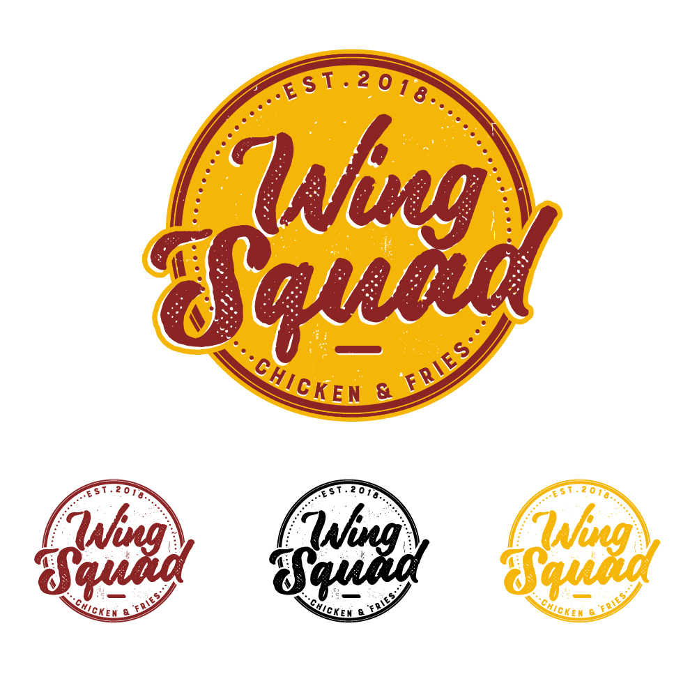 Wing Squad chicken in Logo & Brand Identity Inspiration by Eloquence