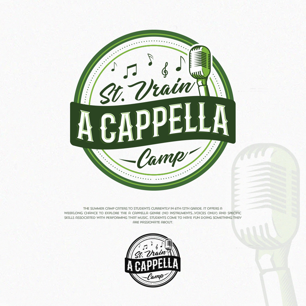 St. Vrain Acapella by Eloquence St. Vrain Acapella in Logo & Brand Identity Inspiration by Eloquence