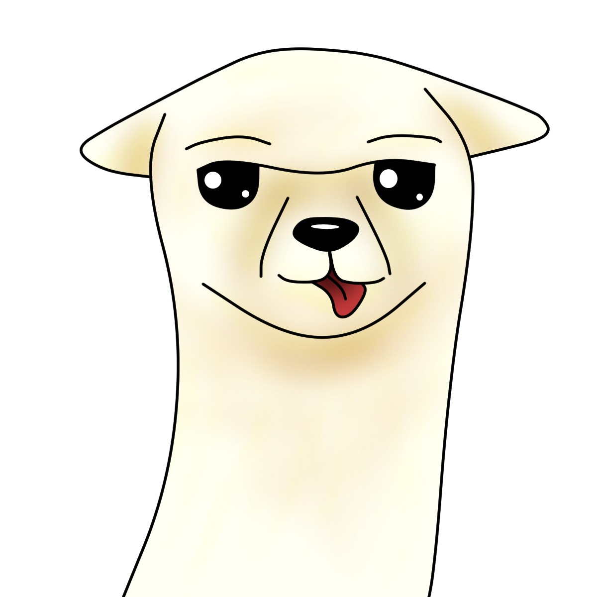 Derpy Llama by Autumn Dunn Derpy Llama in Cartoon & Caricature Inspiration by Autumn Dunn