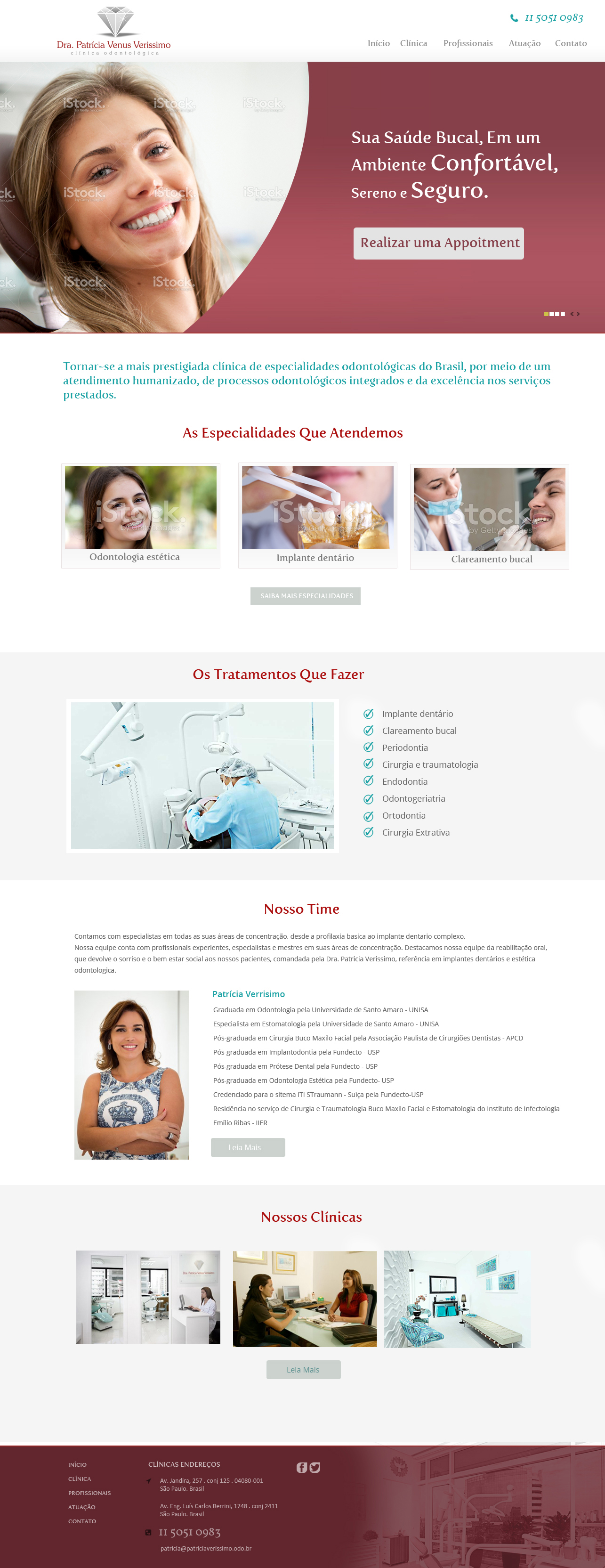 Dentist Site by Farooq Dentist Site in Photoshop Design Inspiration by Farooq