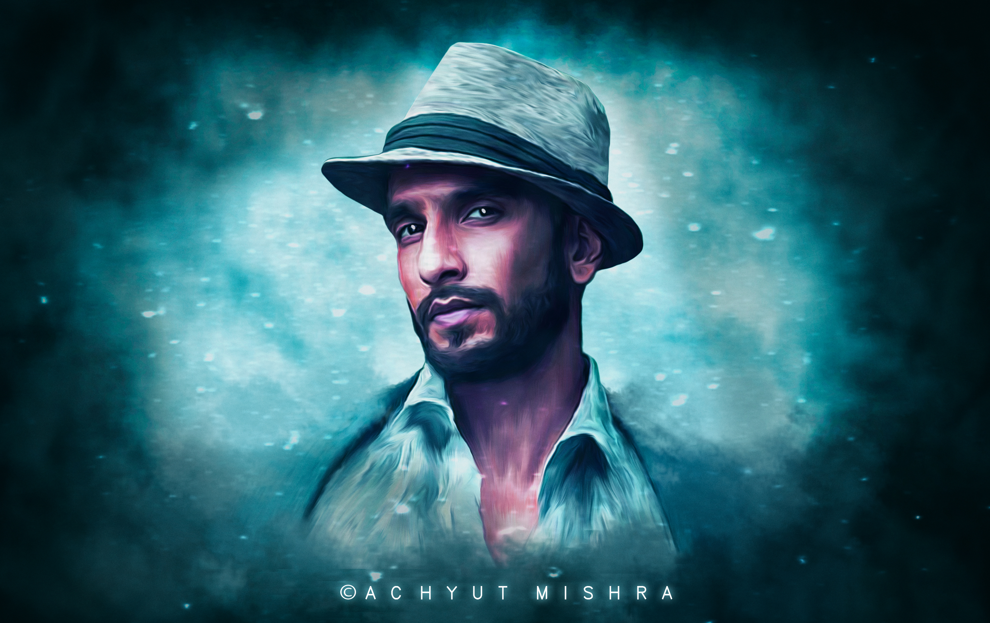 Digital Painting of Ranveer Singh by Achyut Mishra Digital Painting of Ranveer Singh in Digital Painting Inspiration by Achyut Mishra