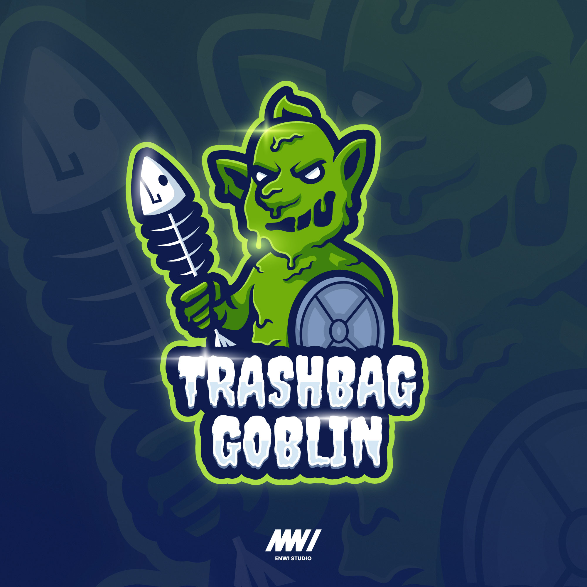 Goblin mascot logo by Enwi Studio Goblin mascot logo in Logo Design Inspiration by Enwi Studio